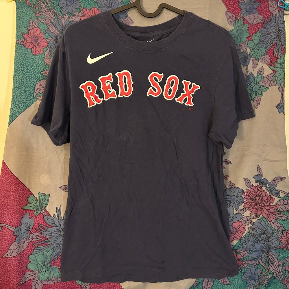 nike boston red sox small mlb tee shirt